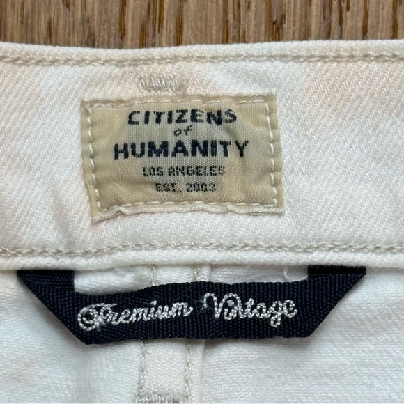 Citizens of Humanity COH Emerson Slim Boyfriend Cropped Jeans Rose Cloud Sz 24 - Picture 5 of 11